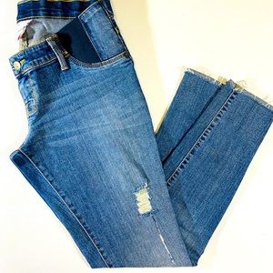 Isabel Maternity Distressed Skinny Jeans Size 6